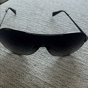 Just Cavalli Black Shield aviator Sunglasses